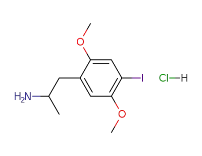 4-iodo-2,5-dimethoxyphenylisopropylamine hydrochloride