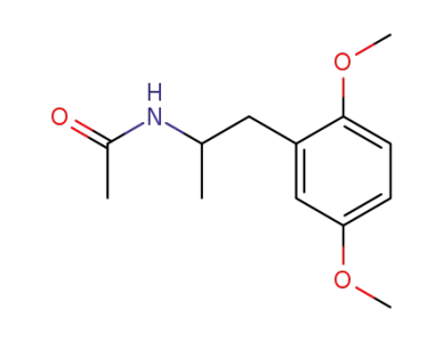 (+/-)-N-acetyl-1-(2,5-dimethoxyphenyl)-2-aminopropane