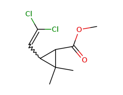 cis,trans methyl 2,2-dimethyl-3-(2',2'-dichlorovinyl)-cyclopropanecarboxylate