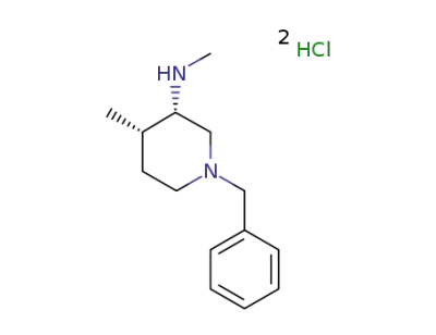 (3R,4R)-1-benzyl-N,4-dimethylpiperidine-3-amine dihydrochloride